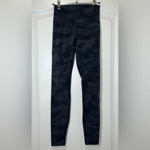 Lululemon Align High Rise Pant 28” Heritage Camo 365 Deep Coal Women’s Size 4